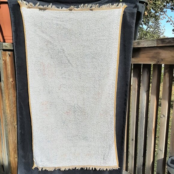 Rare Vtg 60's Cotton Bath Towel, Canada Centennial, 1867-1967 Canadiana 23"x40" - Picture 6 of 8